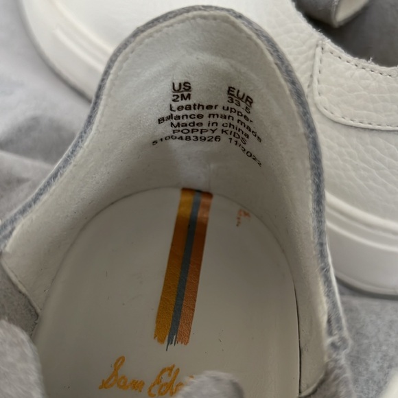 Sam Edelman Girls' Poppy Leather Platform Sneakers (Youth) - Picture 6 of 13